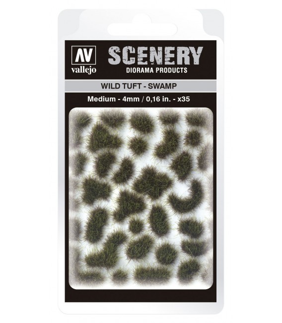 SC405 -  Swamp Wild Tuft Medium 4 mm Vallejo Scenery