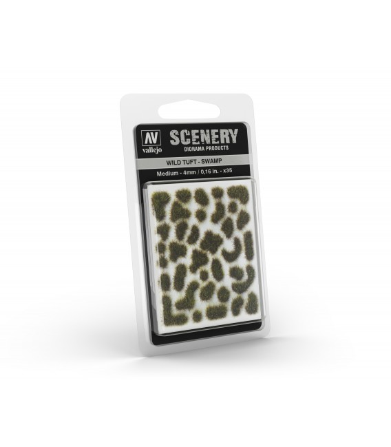 SC405 -  Swamp Wild Tuft Medium 4 mm Vallejo Scenery