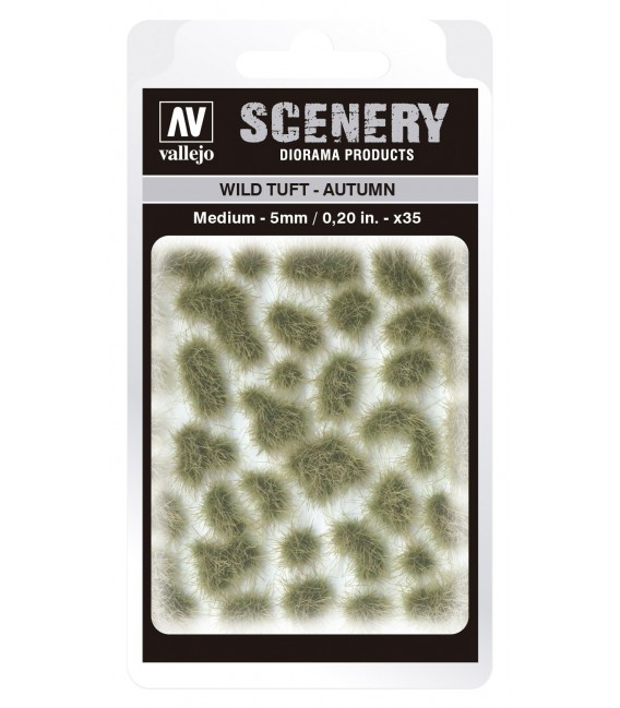 SC409 - Autumn Wild Tuft Medium 4 mm Vallejo Scenery