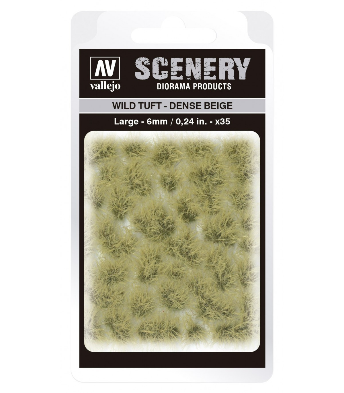 Vallejo Scenery - Wild Tufts - Dense Beige 6mm