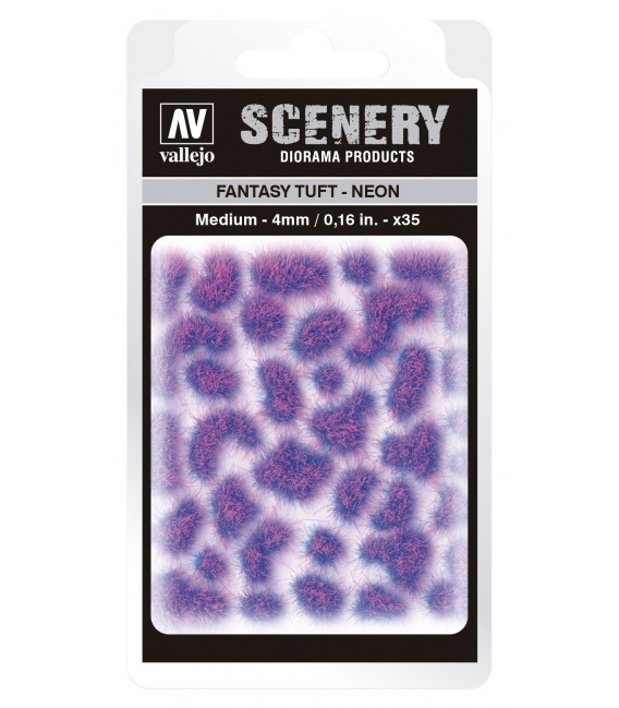 SC430 Neon Fantasy Tuft Medium 4 mm Vallejo Scenery