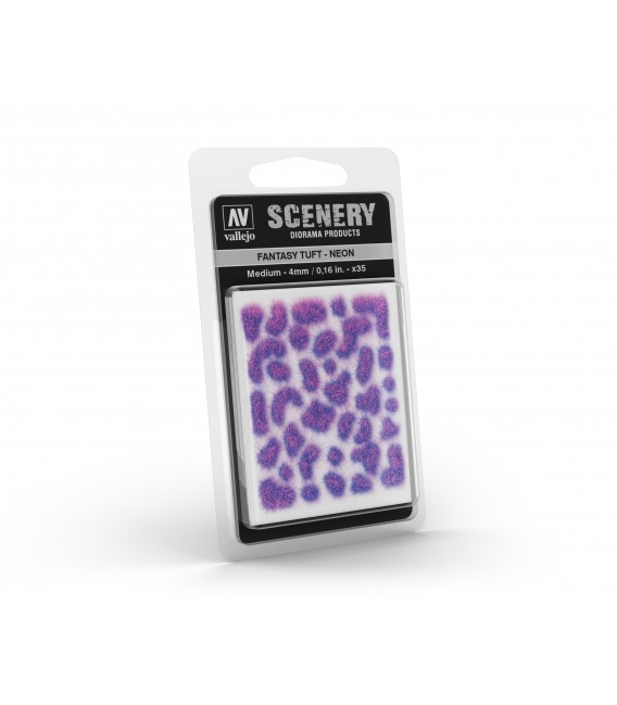 SC430 Neon Fantasy Tuft Medium 4 mm Vallejo Scenery