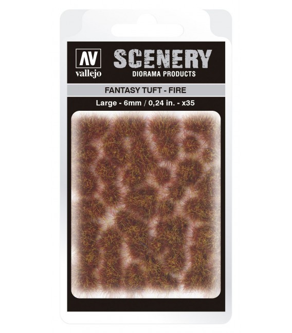 SC431 Fire Fantasy Tuft Large 6 mm Vallejo Scenery