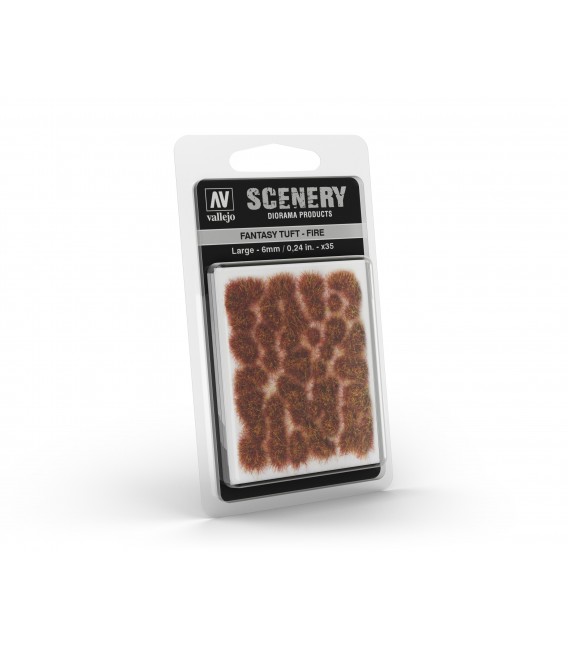 SC431 Fire Fantasy Tuft Large 6 mm Vallejo Scenery