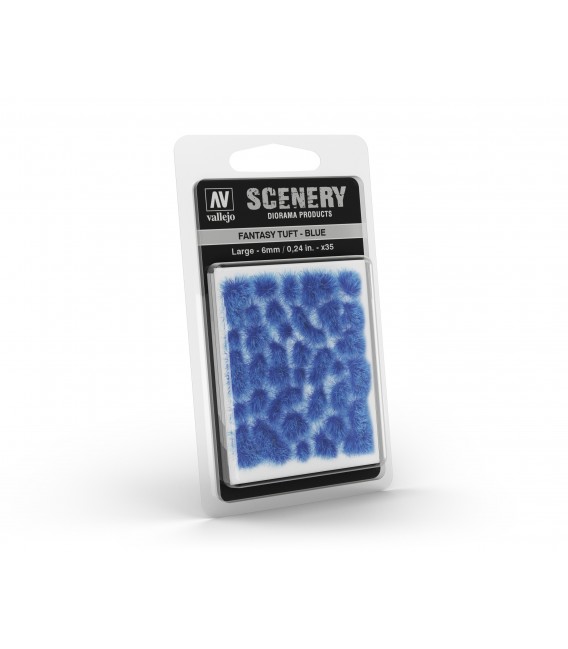 SC434 Blue Fantasy Tuft Large 6 mm Vallejo Scenery