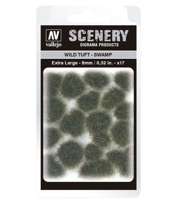 SC422 Swamp Wild Tuft Extra Large 8 mm Vallejo Scenery