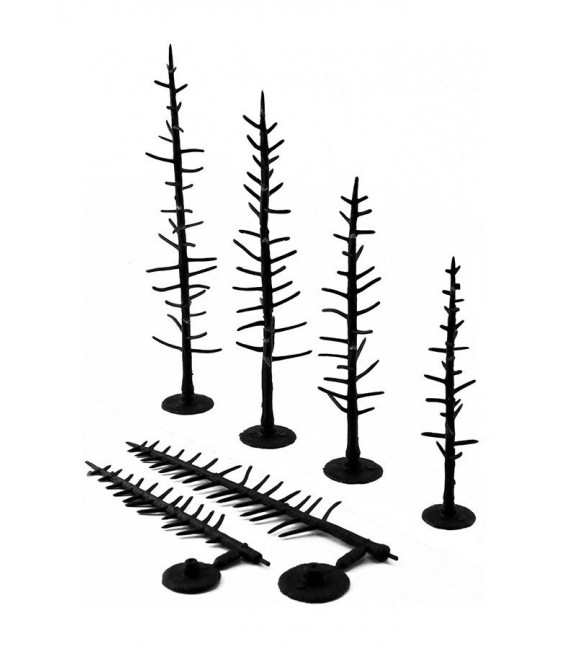 Set 12 Armadures Arbres 13-18 cm (Caduques) TR1123 Woodland Scenics.