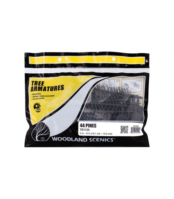 Set 12 Armature di Alberi 13-18 cm (Caducifoglio) TR1123 Woodland Scenics.