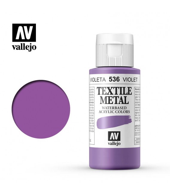 536 Violeta metàl.lic Textile Color Vallejo 60 ml.