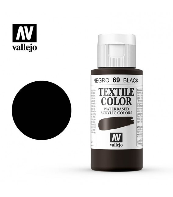 69 Negre Textile Color Vallejo 60 ml.