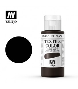 69 Black Textile Color Vallejo 60 ml.