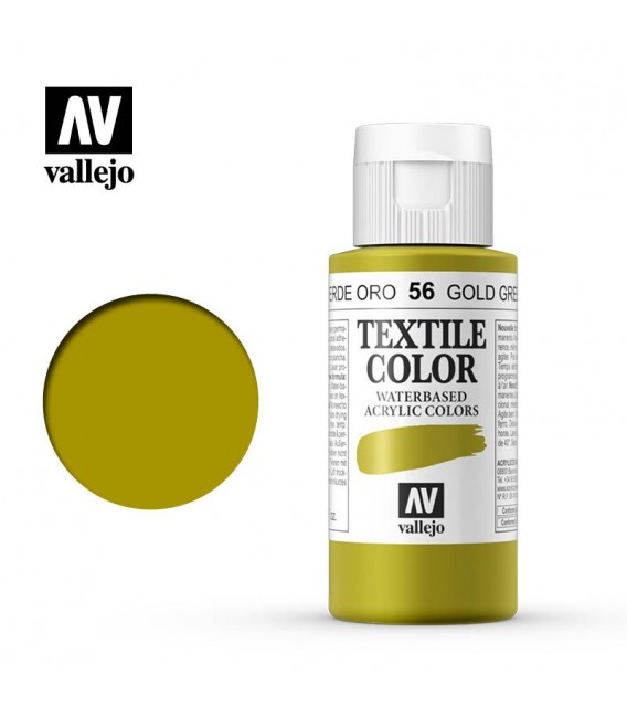 56 Verde Oro Textile Color Vallejo 60 ml.