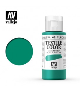 49 Turquoise Duck Blue Textile Color Vallejo 60 ml.