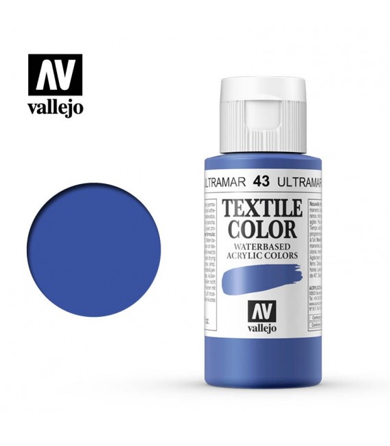 43 Azul Textile Color Vallejo 60 ml.