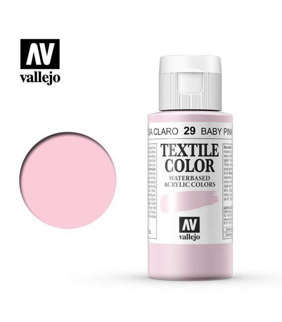 29 Rosa Claro Textile Color Vallejo 60 ml.
