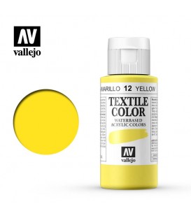 12 Yellow Textile Color Vallejo 60 ml.