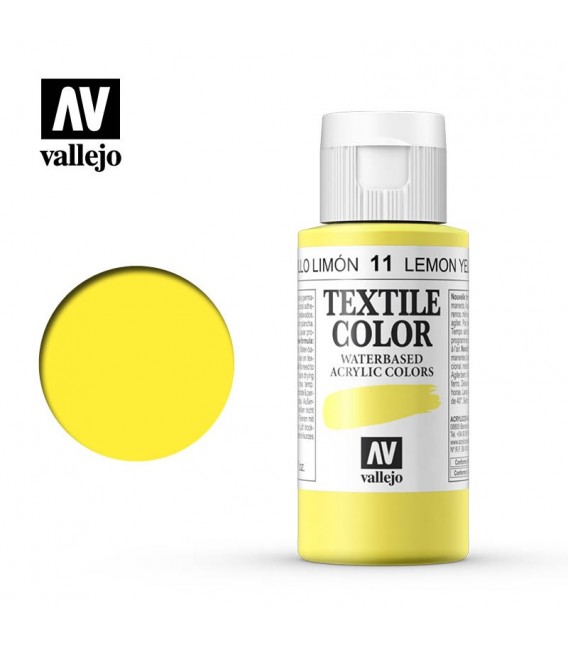 11 Groc Llimona Textile Color Vallejo 60 ml.