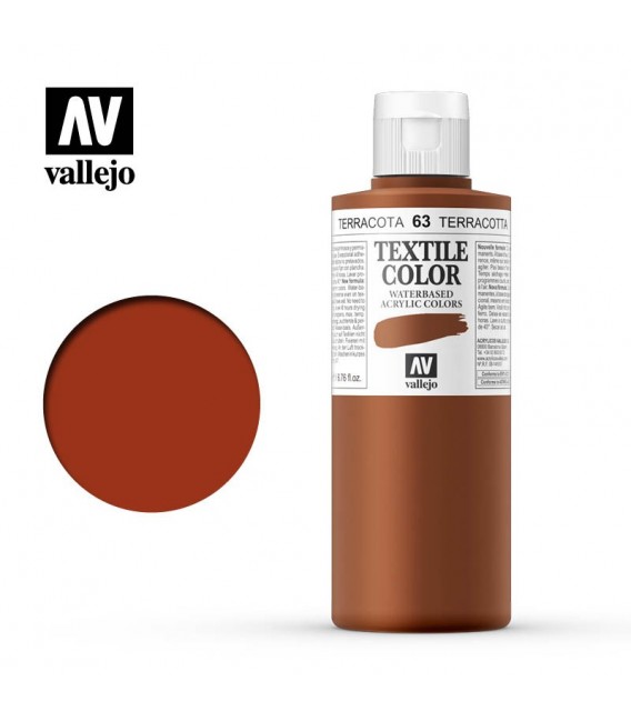63 Terracota Textile Color Vallejo 200 ml.