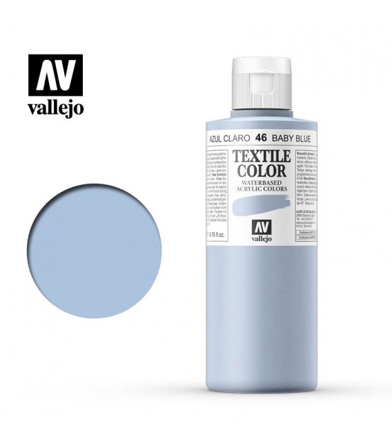 46 Baby Blue Textile Color Vallejo 200 ml.