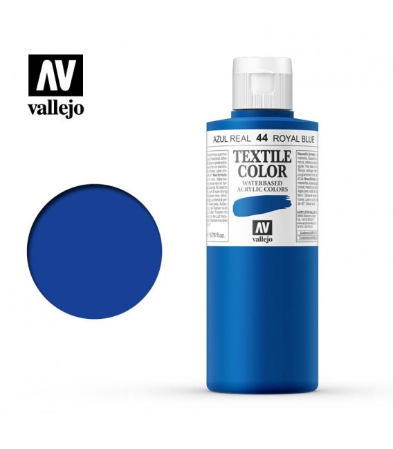44 Blau Cobalt Textile Color Vallejo 200 ml.