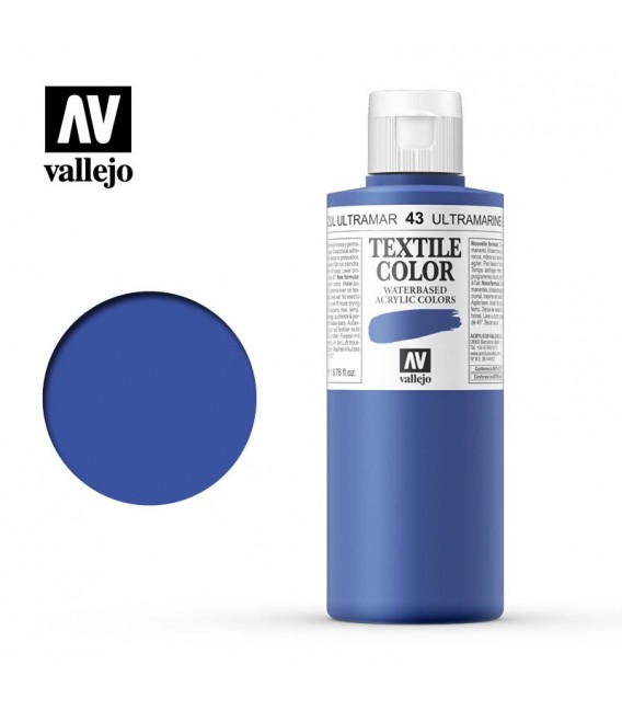 43 Blue Textile Color Vallejo 200 ml.