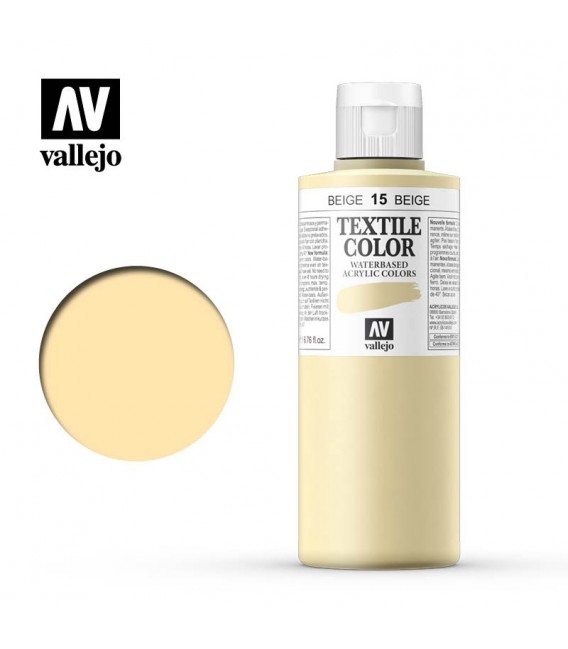 15 Beige Textile Color Vallejo 200 ml.