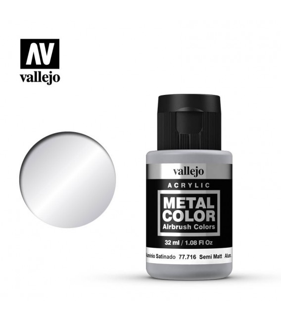 77.716 Semi Matte Aluminium Metal Color 32 ml.