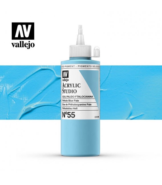 29) Acrylique Vallejo Studio 200 ml. 55 Blue de Phthalocyani