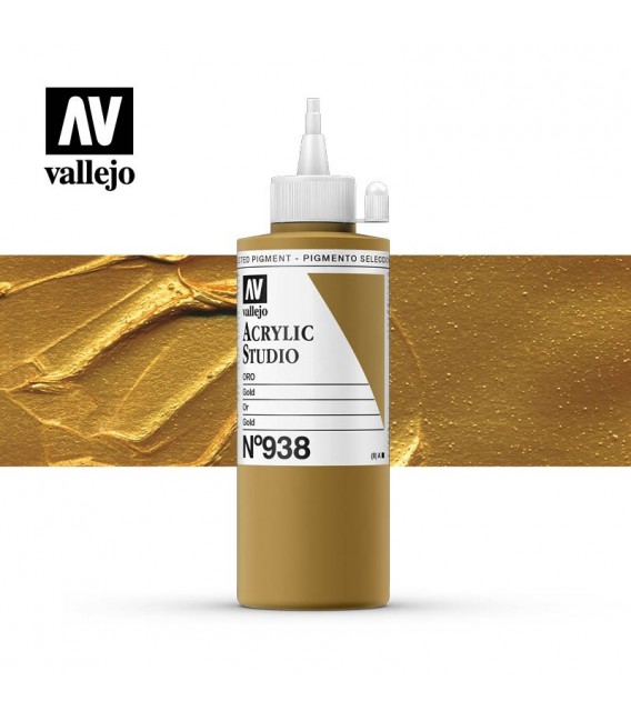 49) Acrilico Vallejo Studio 200 ml. 938 Oro