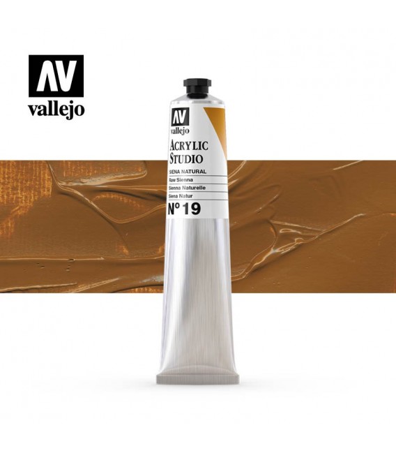 41) Acrylique Vallejo Studio 58 ml. 19 Sienna Naturelle
