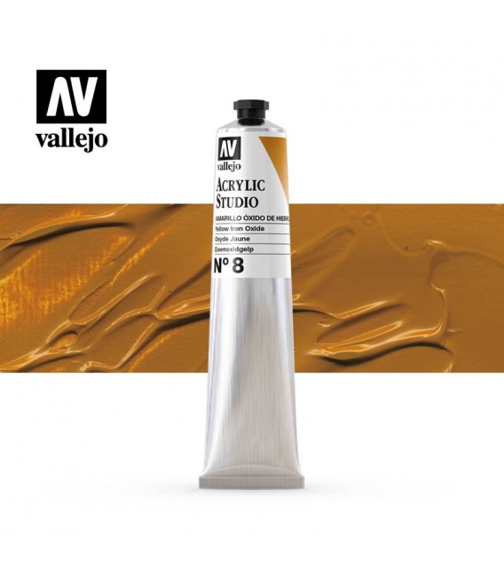 38) Acrylic Vallejo Studio 58 ml. 8 Mars Yellow