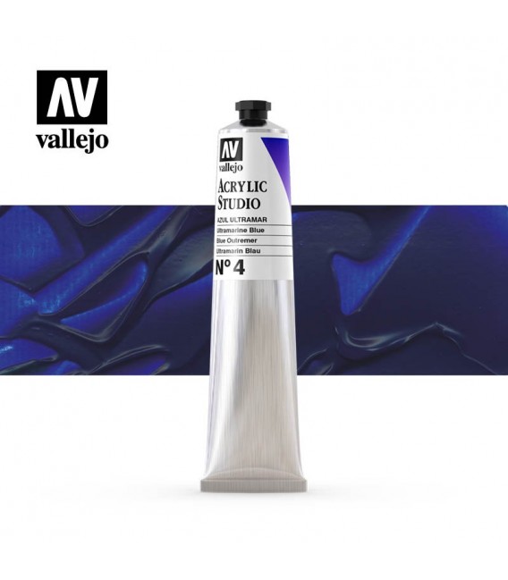23) Acrilico Vallejo Studio 58 ml. 4 Ultramarine Blue