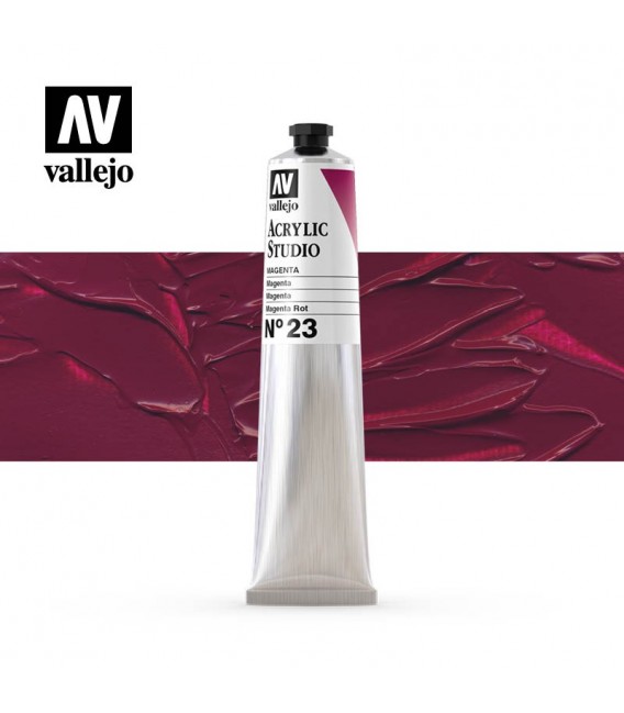 20) Acrilic Vallejo Studio 58 ml. 23 Magenta