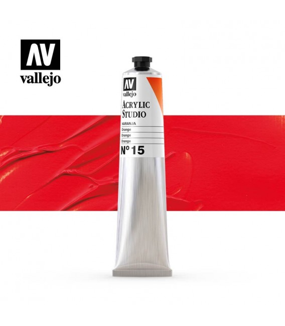 11) Acrilico Vallejo Studio 58 ml. 15 Orange