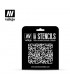 ST-AFV001 Distintius Carros Combat Alemanys WWII Vallejo Hobby Stencils 125 X 125 mm.