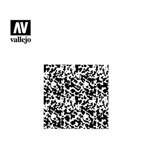 ST-AIR002 Peinture usee 1/72 Vallejo Hobby Stencils 125 X 125 mm.