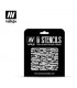 ST-CAM004 Camuflatge Pixelat 1/32  - 1/35  Vallejo Hobby Stencils 125 X 125 mm.
