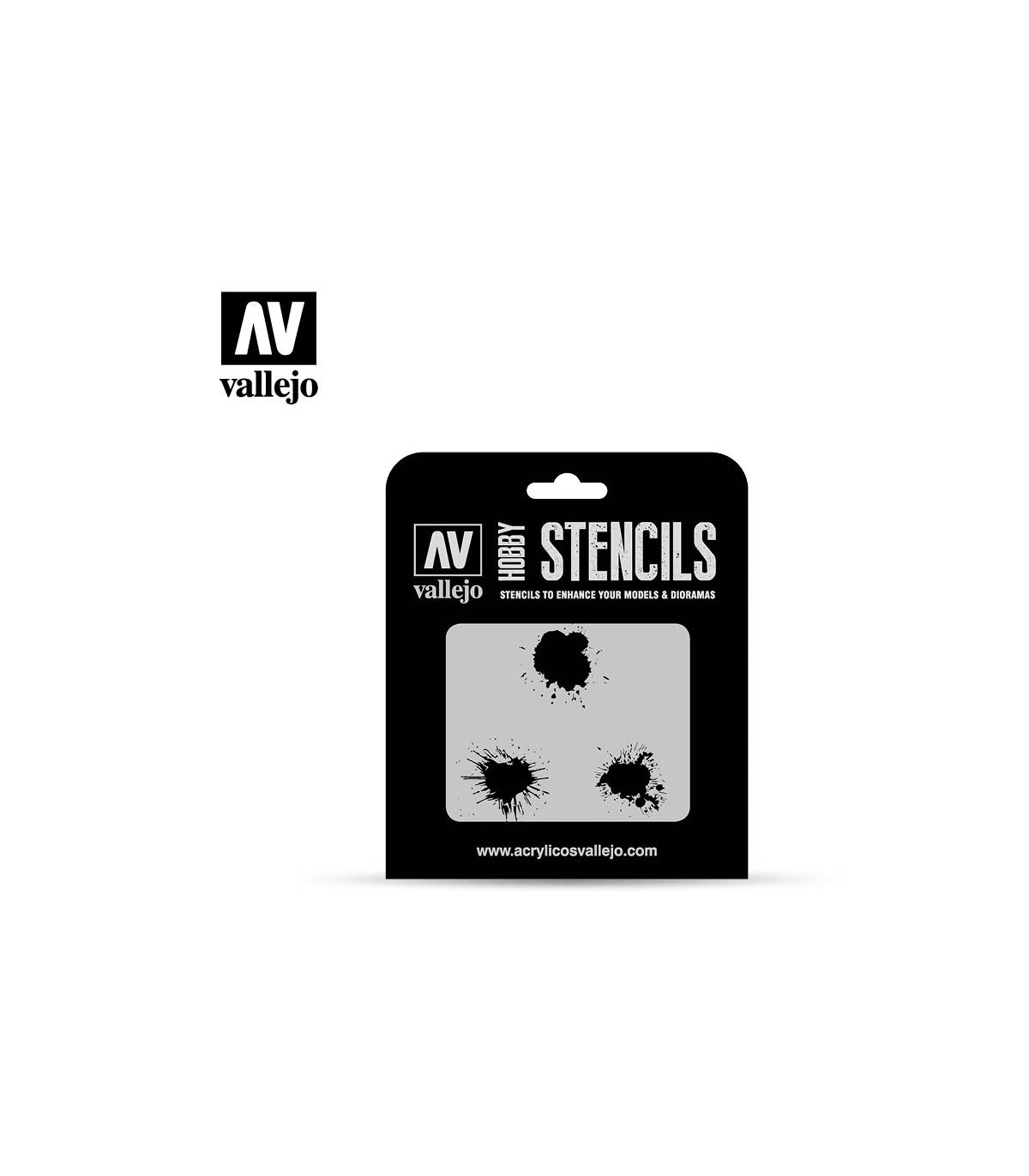 Vallejo Airbrush-Schablone ‚Vintage Garagenschild‘ – 125 X 125 Mm, Flexibel, Für Lettering & Dioramen Im Modellbau