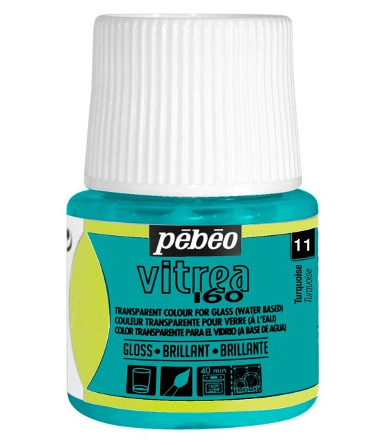 11 Turquesa Pebeo Vitrea 160 45 ml.