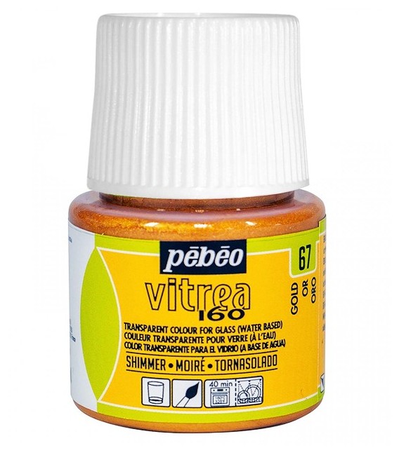 67 Gold Pebeo Vitrea 160 45 ml.