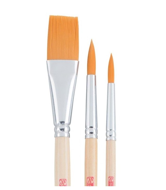 Art Creation Toray fiber 3 synthetic brushes set