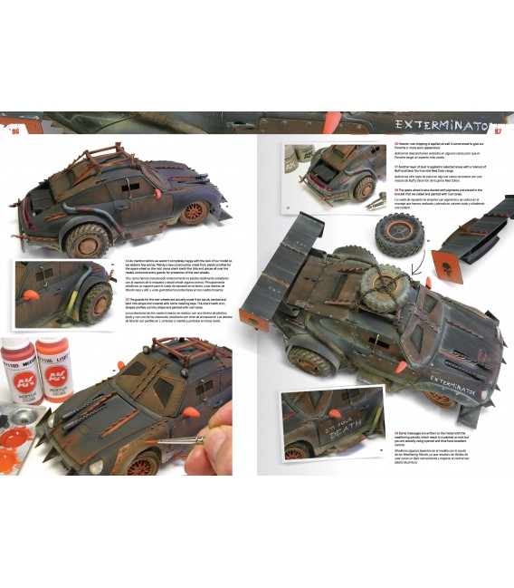AK258 Doomsday Chariots – Modeling Post-Apocalyptic Vehicles - Bilingue