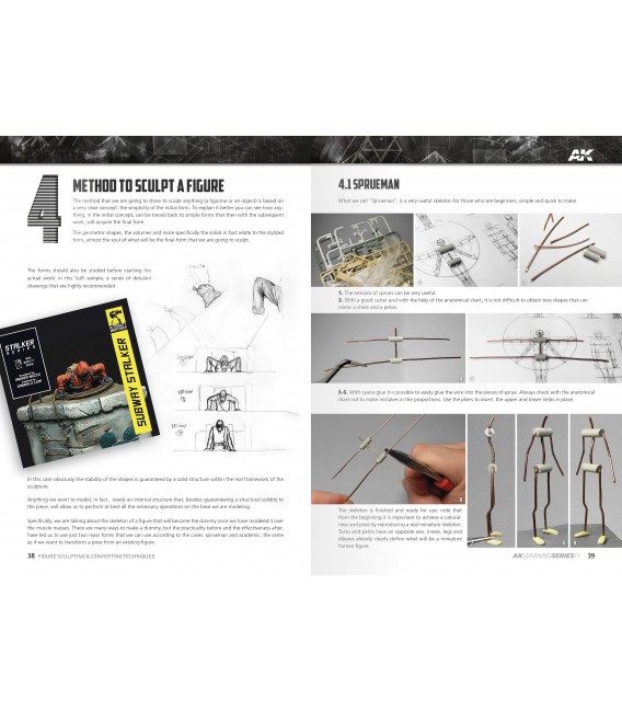 AK513 Escultura de Figuras y Tecnicas de Conversion Learning Series 11 - Castellano
