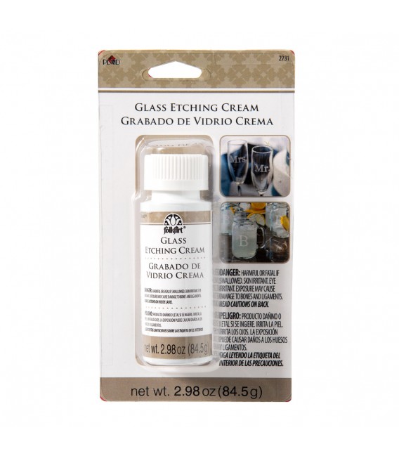 2731 Creme de Gravure pour Verre Folkart 84 gr.