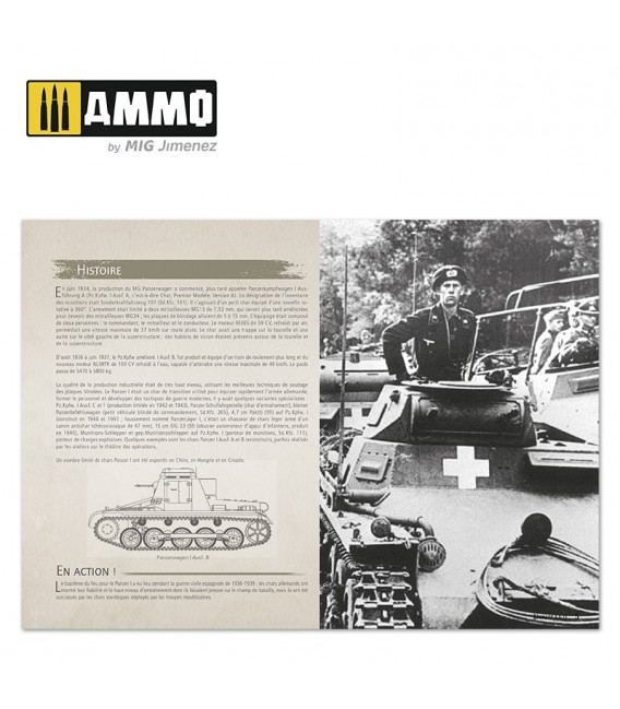 Livro "Panzer I and II" (Multilingue) Castellano, English, Français