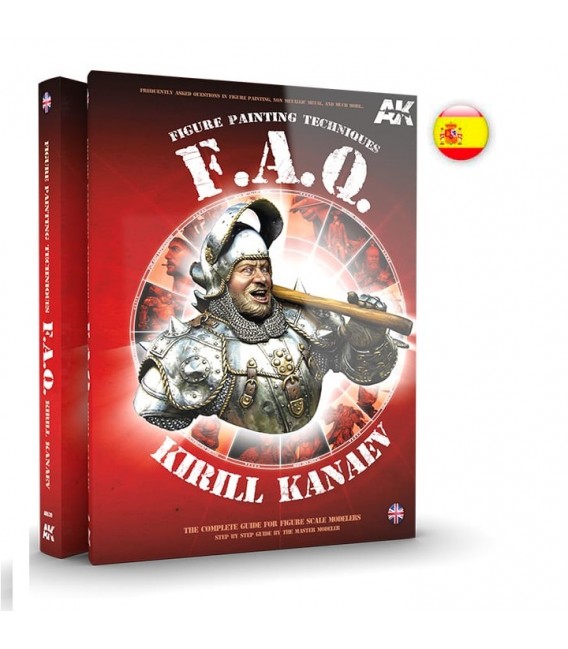 AK631 Kirill Kanaev F.A.Q. Tecnicas de Pintura en Figuras - Castellano