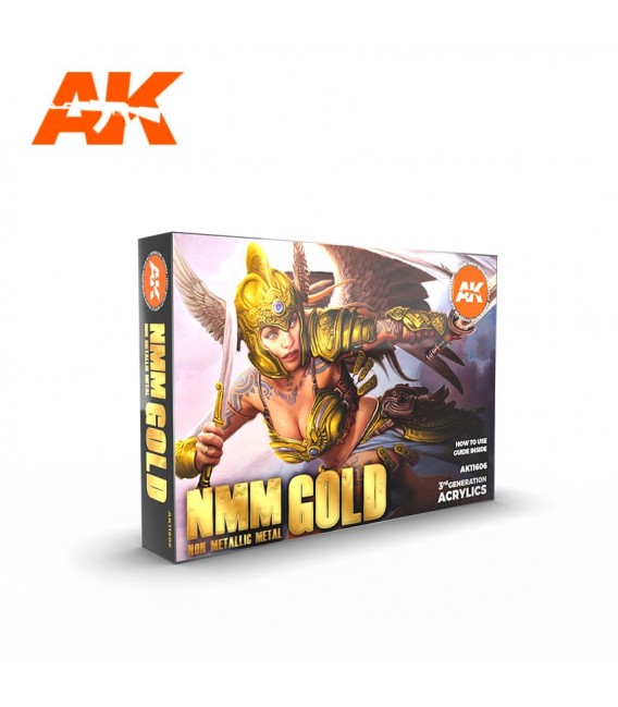 AK11606 NMM (Non Metallic Metal) Gold set 6 u. 17 ml