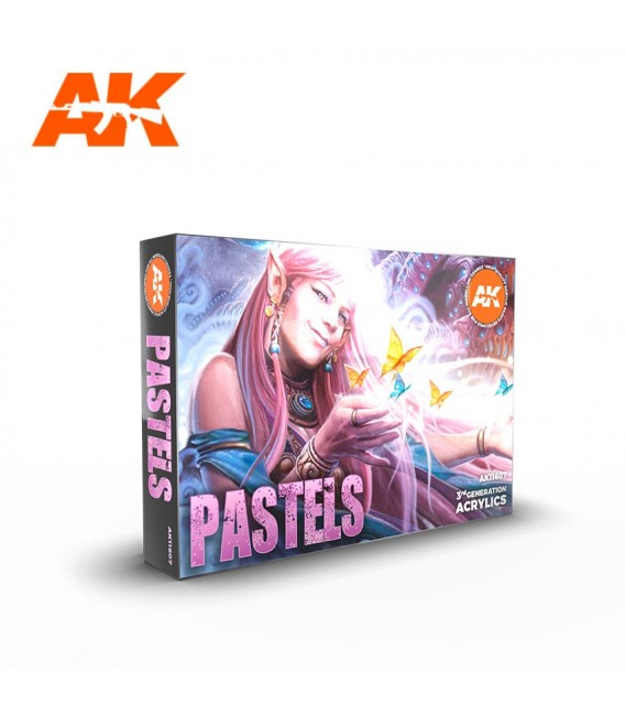 AK11607 Pastels Colors set 6 u. 17 ml