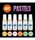 AK11607 Pastels Colors set 6 u. 17 ml