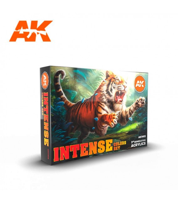 AK11612 Intense Colors set 6 u. 17 ml